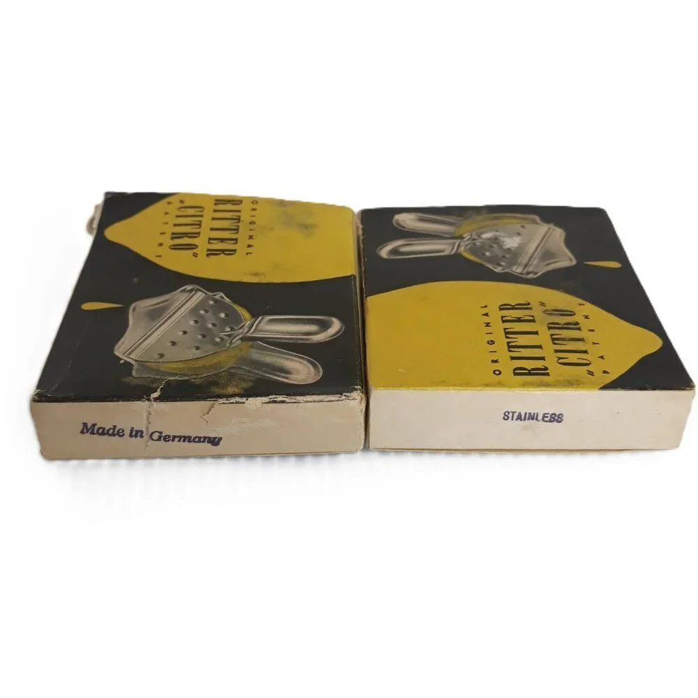 Ritter Citro Citrus Juicer Stainless Steel Cocktails Barware (2) German